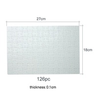 Vente chaude A4 Sublimation Jigsaw Puzzle Blanc Pas Cher En Gros Papier Matériel pour Impression Par Transfert De Chaleur