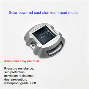 Luz Solar de Aluminio para Carreteras, IP68 Impermeable, LED, Reflectante, Tipo Ojo de Gato - Product Image 1
