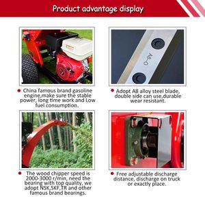 Trituratore Idraulico Regolabile per Legno di Eucalipto Non Usato in Vendita dal Proprietario, Cippatrice Meccanica Trainabile per Rami - Product Image 4