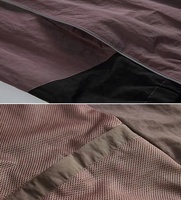 Veste coupe-vent pour homme de haute qualité, fabrication patchwork avec col montant, bandes réfléchissantes, coupe-vent et anti-UV