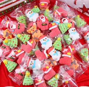 핫 세일 크리스마스 산타 부팅 파티 믹스 모듬 구미 OEM / ODM 축제 제과 과일 맛 사탕