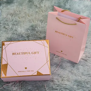 Red Gift Box Wedding Return Wedding Candy Rectangular Accompanying Hand Cosmetics World Cover Packaging Box
