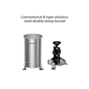 नील टिपिंग बाल्टी बारिश गेज आर्डुनो संगत पल्स वर्षा मीटर वर्षा सेंसर उच्च सटीकता 0.1 मिमी - Product Image 5