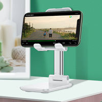 Support de téléphone portable de bureau support d'ordinateur tablette en direct support universel multifonctionnel de levage pliable