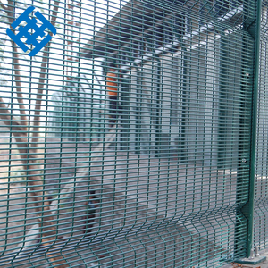 Maille soudée enduite de haute sécurité de PVC pour le jardin de propriété privée Clôtures galvanisées 358 d'anti escalade - Product Image 3