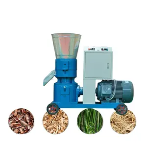 Goedkope Elektrische Zaagsel Graansteel Pinda Schelpen Agri Afval Pellet Pers Houtsnippers Pellet Molen Machines