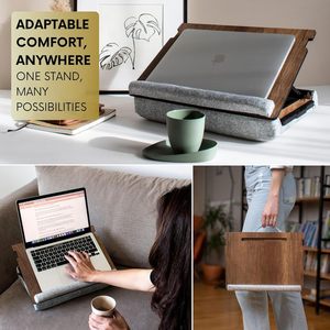 Soporte de Madera de Una Sola Capa para Computadora, Fácil Instalación, Soporte para Bolsa de Computadora para Adultos, Directo de Fábrica - Product Image 6