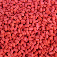 Granul Murni PP PE TPU ABS PS PC Pet PLA PVC Aditif Warna Merah Masterbatch