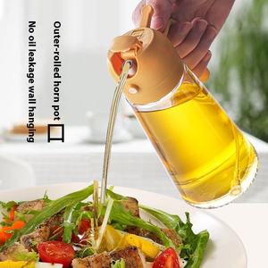 Semprotan Minyak Dapur 2-in-1 470ml, Food Grade, Terintegrasi, Atomizer, untuk BBQ, Semprotan Makanan Rumah Tangga, Botol Kaca - Product Image 2