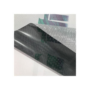 Tome <strong>Perforated</strong> <strong>Vinyl</strong> See Through Sticker Heat Rejection Building <strong>Window</strong> Film Printable Pvc Sticker <strong>Vinyl</strong> Mesh One Way Vision - Product Image 4