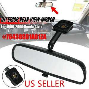 Espejo Retrovisor Interior para Honda Fit Civic 76430 S01 A01ZA, Espejo Plano de Repuesto, Nuevo, de Plástico - Product Image 3