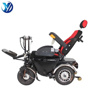 <span class=keywords><strong>Fauteuil</strong></span> <span class=keywords><strong>roulant</strong></span> électrique à propulsion motorisée <span class=keywords><strong>avec</strong></span> repose-jambes relevable électrique - Product Image 4