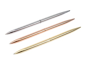 Oro Penne Con La Penna Titolari <span class=keywords><strong>Argento</strong></span> Oro Pallottola Penna Set - Product Image 2