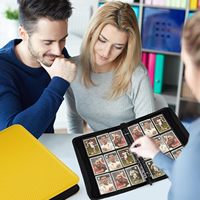 Classeur Premium pour Cartes à Collectionner avec Fermeture Éclair, 9 Pochettes, 720 Pochettes Recto-Verso en PU
