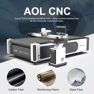 Plotter <span class=keywords><strong>de</strong></span> Corte Automático con Cuchilla Vibratoria AOL CNC, Máquina <span class=keywords><strong>de</strong></span> Corte <span class=keywords><strong>de</strong></span> Preimpregnado <span class=keywords><strong>de</strong></span> Fibra <span class=keywords><strong>de</strong></span> Carbono para Artículos Deportivos Compuestos - Product Image 1
