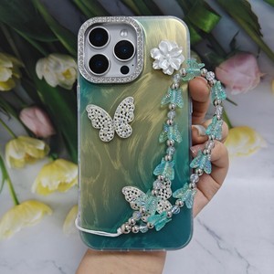 เคสโทรศัพท์มือถือสุดหรูสำหรับ <span class=keywords><strong>iPhone</strong></span> x XR <span class=keywords><strong>XS</strong></span> <span class=keywords><strong>MAX</strong></span> 11 12 13 14 15 16 17 PRO <span class=keywords><strong>MAX</strong></span> AIR Butterfly เคสโทรศัพท์มีโซ่ - Product Image 4