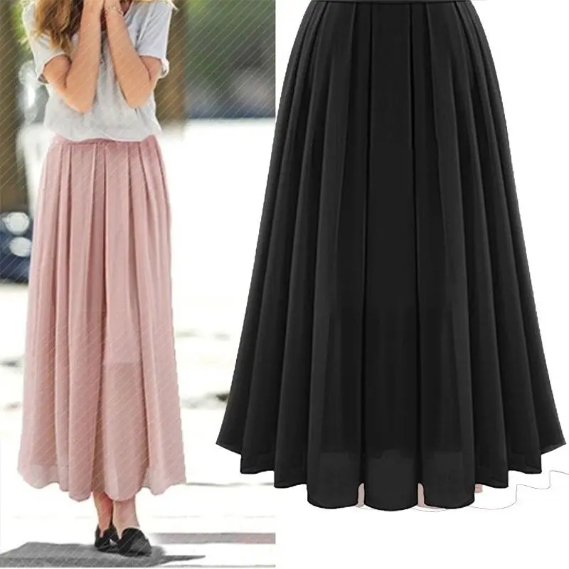 GIMILY oem custom summer pleated skirts for women fashion shirt skirt plus size women's summer skirts