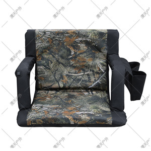 Camping Chair Camouflage Polyester Heating <b>Cushion</b> Outdoor Use One Size - Product Image 5