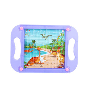 Tablero de laberinto de bolsillo grande con bola rodante, juguete educativo de plástico de 20x14,5 cm para niños pequeños de 2 a 4 años, unisex - Product Image 2