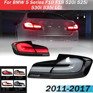 ไฟท้ายรถยนต์ StarNav สำหรับรถยนต์ซีรีส์ 5 รุ่น F18 520i 525i 530i 535i LCI ปี 2011-2017 พร้อมไฟ LED แบบเสียบใช้งานได้ทันที (Plug and Play) ไฟ DRL ชุดแต่งท้ายรถ - Product Image 4
