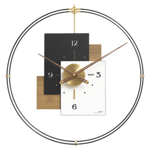 Wozoom Modern <b>Wall</b> <b>Clock</b> Round <b>Silent</b> Battery Powered Living Room Home Decor Elegant Design - Product Image 5