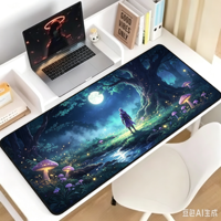 Tapis de souris de jeu carré en caoutchouc naturel personnalisé en gros, prêt pour la sublimation, avec repose-poignet, compatible multi-tailles, pour usage au bureau