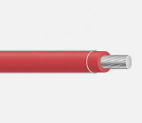 Cable de Construcción de Aluminio Negro de 500 MCM THHN THWN-2 con Aislamiento de PVC de 600V, Longitudes de 50 a 1000 Pies