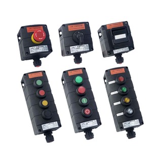 Explosion-proof Ip66 Waterproof Anticorrosive Abs Pvc <b>Box</b> Control <b>Switch</b> Button Industrial Indicator <b>Lights</b> Stop Low Price - Product Image 1