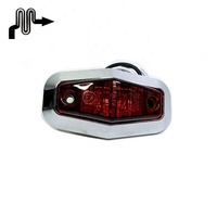 Ampoules de feux de position arrière de remorque à 2 ampoules de feux de position latéraux à LED 10-30v camion rouge