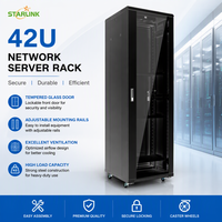 Système de câblage Starlink, équipement de télécommunications, armoire serveur 18U-48U 19 pouces en acier laminé à froid SPCC 600x670mm en stock