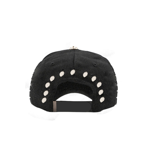 <span class=keywords><strong>2025</strong></span> Chất Lượng Cao Có Cấu Trúc 5 Bảng Điều Chỉnh Da Lộn Mềm Cong Brim Stain Lót Tùy Chỉnh Thêu Logo Bông Ngoài Trời Mũ Bóng Chày - Product Image 3