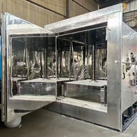 Gebruikt automatische vacuümvriesdroger voor aquatische producten, 304 roestvrij staal, vis- en garnalenvriesdroogmachine, concurrerende prijs