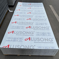 Alucobond Glossy ACP Sheet Revêtement mural extérieur léger 3mm-4mm ACM Panneau composite en aluminium