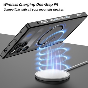 Funda Protectora Magnética Elástica con Marco Metálico para ZTE nubia RedMagic 11 11S Pro + Air Clear, <span class=keywords><strong>Protector</strong></span> de Lente de PC Esmerilado, Cubierta Trasera - Product Image 3