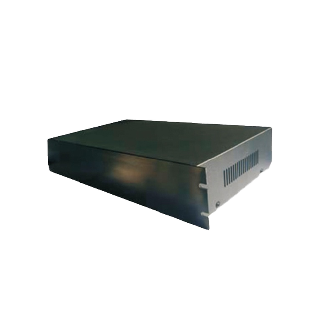China Anodized Aluminum Housing Enclosure 19 Inch 2U Aluminum Rack Mount Case IP54 Protection Level for Electronics Instrument