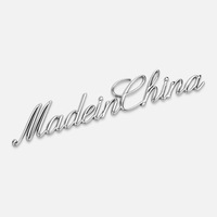 Badges de voiture personnalisés en ABS chromé - Autocollants de logo sur mesure avec support auto-adhésif, épaisseur 4-5 mm, réutilisables pour pare-chocs