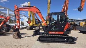 Nouveaux modèles d'excavatrices miniatures Kubota KX080, KX181, KX183, KX185, excavatrice mini sur chenilles de 8 tonnes, moteur EPA, certifiées CE - Product Image 4