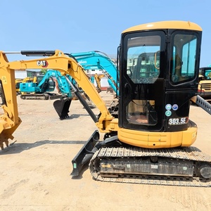 รถขุดขนาดเล็กมือสองคุณภาพสูง ทนทาน และขายดีที่สุด สำหรับงานเกษตรและครัวเรือน ขนาด 3.5 ตัน รุ่น Caterpillar 303.5ECR - Product Image 1