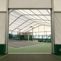 Tente de sport modulaire en aluminium pour terrain de basket-ball, terrain d'entraînement extérieur