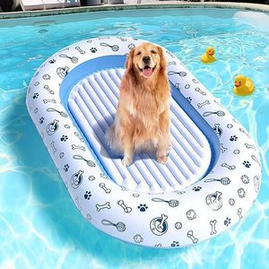 Inflatable Dog Pool PVC Pet Float Summer Water Toy for Dogs Outdoor Use - Product Image 2