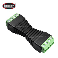 Adaptateur de borne banane en laiton plaqué or 4,0 mm, 15A 30V CC, boîtier en cuivre, gamme de fils 24-14 AWG, 1P Femelle, Vente en gros
