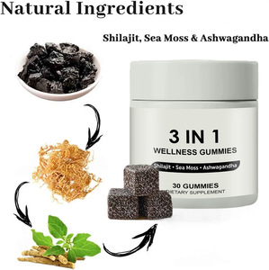 Gomitas de Bienestar 3 en 1 con Shilajit, a Base de Hierbas Naturales, para Adultos, Seguras para Mujeres, para un Impulso Diario de Salud (OEM/ODM) - Product Image 2