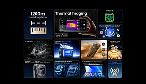 โทรศัพท์มือถือ Fossibot F115 Ultra Rugged ขนาด 6.78 นิ้ว 12GB+256GB ระบบปฏิบัติการ Android 16 กล้องถ่ายภาพความร้อน แบตเตอรี่ 20000mAh มองเห็นในเวลากลางคืน รองรับ 5G - Product Image 4