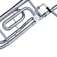 Bb/F Transposing Tenor Slide Trombone Lacquered Gold High-Quality Durable Brass Wind Instrument