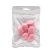 6/12 pièces de mini éponges de maquillage pour le visage, éponges cosmétiques pour les doigts, éponges à poudre pour le fond de teint, outils de beauté, éponges de maquillage à coupe biseautée