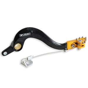 แป้นเบรกปลอมแปลงสำหรับ Suzuki RMZ 450 2005/2007สกปรกชิ้นส่วนจักรยานส่วนท้ายรถจักรยานยนต์ที่วางเท้าทำจากวัสดุ PC - Product Image 1