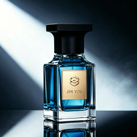 Flacon de parfum en verre transparent mat carré de luxe 50 ml/70 ml/100 ml, vaporisateur, boîte cadeau personnalisée avec logo en plastique, brume parfumée, cosmétique