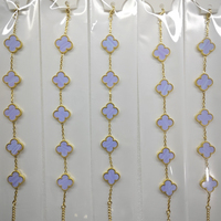 Bracelet en acier inoxydable 316L pour femme, motif fleur à cinq pétales porte-bonheur, élégant, motif fleur de prunier, trèfle à cinq feuilles, bijou exquis pour soirée