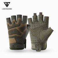 Gants tactiques durables de style Techwear, demi-doigts, antidérapants, pour l'escalade professionnelle, la randonnée, le cyclisme, l'entraînement tactique
