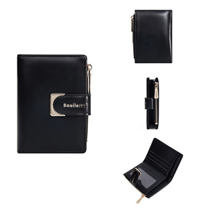 <span class=keywords><strong>Portafoglio</strong></span> con cerniera in pelle PU da donna di grande capacità <span class=keywords><strong>e</strong></span> portamonete - Product Image 6